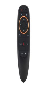 G10G10S télécommande vocale Air Mouse avec USB 24 GHz sans fil 6 axes Gyroscope Microphone IR télécommandes pour Android tv Box6230255