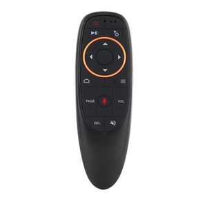 G10G10S télécommande vocale Air Mouse avec USB 24 GHz sans fil 6 axes Gyroscope Microphone IR télécommandes pour Android tv Box9369699