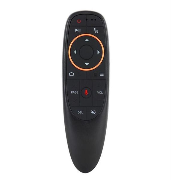 G10G10S VOCIE RÉMOIRIE AIR MONDE AIR avec USB 24GHz Wireless 6 Axe Gyroscope microphone Remote Contrôles pour Android TV Box1330992