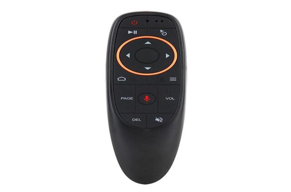 G10G10S VOCIE RÉMOIRIE AIR MONDE AIR AVEC USB 24GHz Wireless 6 Axe Gyroscope Microphone IR Remotes pour Android TV Box1924773