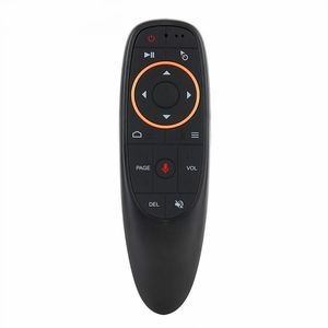 G10s Fly Air Mouse télécommandes sans fil 2.4GHz Mini pour Android Tv Box avec commande vocale pour jeu de détection gyroscopique