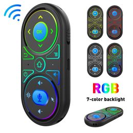 G11 Air Mouse Universal Remote Controlers Google Smart Voice Control 2.4G Gyroscope RGB Backlit voor X96 H96 Max A95X F3 TV Box Mini