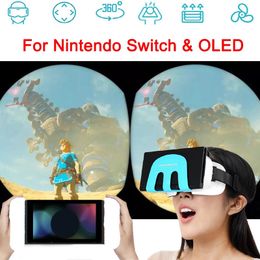 G11 VR Shinecon pour Nintendo Switch Oled 3d Virtual Reality Gernes Headset Devices Helmet Lense Goggles Gaming Accessoires 240506