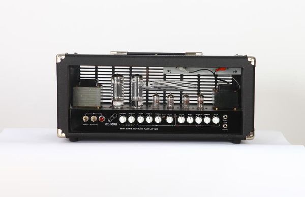 G2-50RH Tête d'amplificateur de guitare à tube personnalisé 50W avec retour de boucle d'effets Envoyer 8ohm 16ohm CE, ROHS, FCC Instruments de musique Livraison gratuite