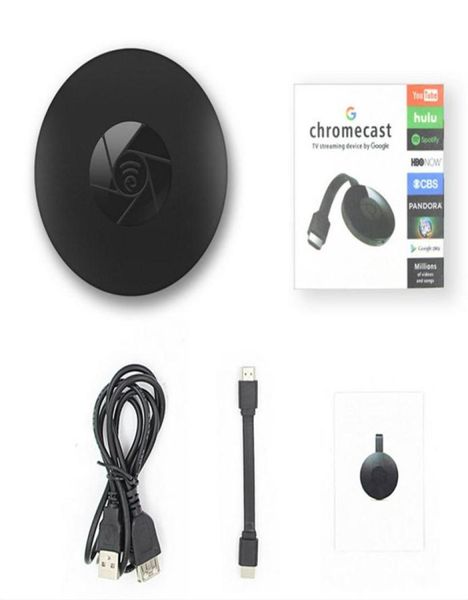 G2 Receptor Dongle inalámbrico con pantalla WiFi 1080P HD TV Stick Airplay Miracast Media Streamer Adaptador multimedia para Google Chromecast 2 D2796221