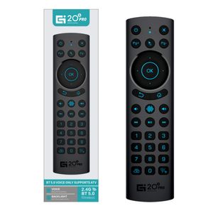 Télécommandes vocales sans fil G20BTS Plus 2.4G BT5.0, Gyroscope Air Mouse rétroéclairé pour H96 Max X96 Max X88 Pro Android TV BOX