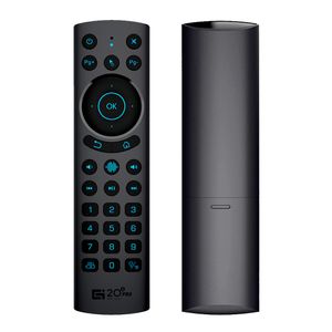 G20BTS Plus Télécommandes G10S PRO BT 2.4G Voice sans fil rétroéclairé Air Mouse Gyroscope IR Learning Remote Control pour H96 T95 X96 X4 AM7 Android TV BOX