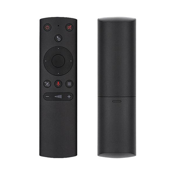 G21S 2,4G inalámbrico Air Mouse giroscopio Control de voz Control remoto Universal para Youtube Android TV Box HK1 BOX X96 MAX