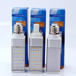 G24 2 pin Led-lampen Licht 7W 9W 11W 13W 15W Homesally Maïs Gloeilamp SMD 2835 Spotlight 180 Graden 220V Horizontale Plug Licht