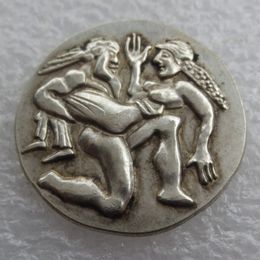 G27 Griekse zilveren munt Craft THRACE AR STATER Copy Coin192V
