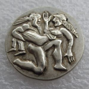 G27 pièce d'argent grecque artisanat THRACE AR STATER copie Coin218W