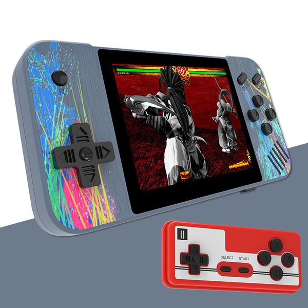 G3 Joueurs de jeux portables 800 en 1 Console de jeu vidéo rétro Portable Couleur 3,5 pouces HD Grand écran Lecteur de jeu TV Consola Prise en charge de la sortie AV Double joueurs