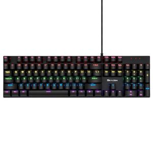 Clavier mécanique filaire g300 28 types d'éclairage coloré gaming et bureau pour système windows et ios