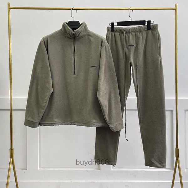G340 2024 Sweats à capuche pour hommes et femmes Designer de mode Essentialhoodies craint l'usure de double fil High Street Fleece Suit Pulls Pantalons