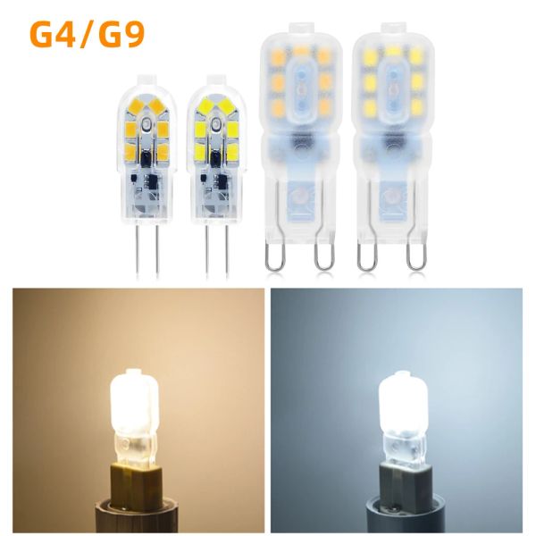 G4 G9 LED lampe 3W 5W Mini Bulbe LED SMD2835 Éclairage de haute qualité du lustre Spotligh