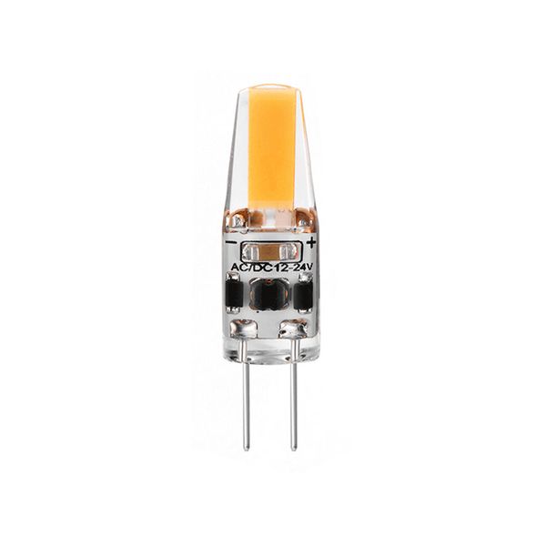 Ampoule G4 LED à intensité variable COB AC/DC 12 V-24 V 1505 blanc chaud naturel pour lustre