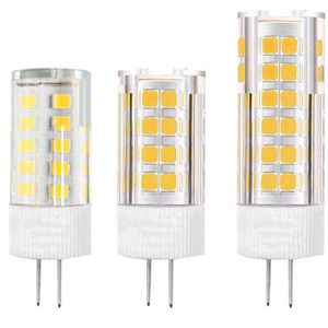 Lámpara de maíz G4 de pin recto 220V SMD2835 3W 5W 7W 9W bombilla Led de cerámica reemplazar 30W 40W 60W 80 luz halógena para lámpara de araña H220428