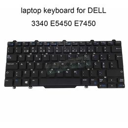 G4N3W BR-PT portugais brésil claviers de remplacement pour Dell latitude 13 3340 14 E5450 E5470 E7450 CN-0G4N3W clavier d'ordinateur portable HKD230812