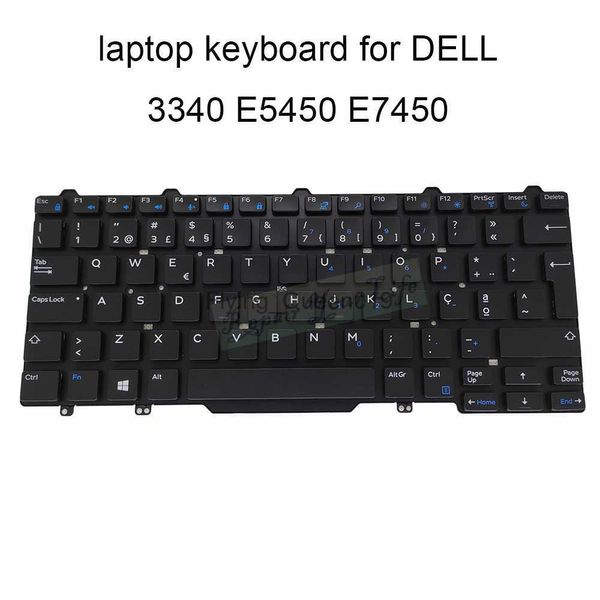 Teclados de repuesto G4N3W BR-PT portugués Brasil para Dell latitude 13 3340 14 E5450 E5470 E7450 CN-0G4N3W teclado para portátil HKD230812