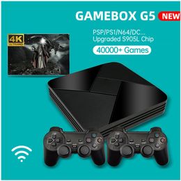 G5 Game Box 50000+ Juegos Retro TV Boxs Nostálgico host S905L WiFi 4K HD Super Console 50+ Emulador de juegos para PS1/Naomi/DC