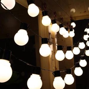 G50 Globe LED LED Fairy String Light Light Outdoor Lights Street Wedding Garden Patio Kerstdecoratie Licht