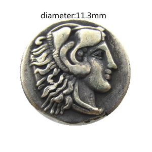 G66 Greece Ancient Silver Plated Craft Copy Coins metal dies manufacturing factory Price