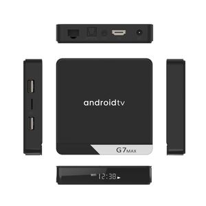 G7 MAX ANDROID 11 OS TV BOX S905Y4 quad core 4gb ram 32gb 64gb rom double wifi BT VOICE REMOTE 100M 1000M LAN