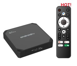 G7 Pro Smart TV Box Android 11.0 Amlogic S905Y4 4K HDR lecteur multimédia 2.4G/5GHZ WiFi 4GB + 32GB décodeur