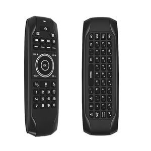 Les télécommandes rétro-éclairées du G7 volent Air Mouse avec IR Learning Wireless Keyboard Universal 2.4g voix pour Android TV Box