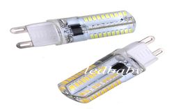 G9 3W 80 LED 3014 SMD Crystal Silicone Corn Light Bulbe Blanc Pure Blanc chaud 110220V3903744