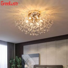 G9 Crystal Snowflake Plafond Light salon Cuisine Chandelier moderne pour la chambre LED DÉCORATIF INDOO