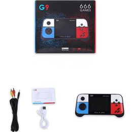 G9 Handheld Portable Arcade Game Console 3.0 inch HD Screen Gaming Players Bulit-in 666 Classic Retro Games TV Console AV-output met Retail Packing DHL