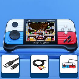 G9 Handheld Portable Arcade Game Console 3.0 inch HD Screen Gaming Players 666 In 1 Classic Retro Games TV Console AV -uitvoer met controller DHL snel