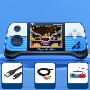 G9 Handheld Portable Arcade Game Console 3.0 inch HD-scherm Gaming Players Bulit-in 666 Classic Retro Games TV Console AV-uitvoer met controller