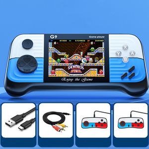 G9 Handheld Portable Arcade Game Console 3.0 inch HD Screen Gaming Players 666 In 1 Classic Retro Games TV Console AV -uitvoer met 2 controllers DHL snel