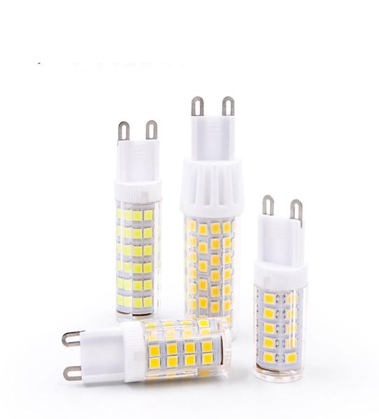 Ampoule de lampe G9 220V 230V 240V 5W 7W 9W 2835, ampoule LED en céramique de haute qualité, remplace l'halogène G9 pour lustre 1950178