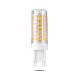 Lámpara LED G9 AC220V 110V sin parpadeo bombilla LED regulable 2835SMD 6W 690LM lámpara de araña súper brillante reemplazar lámparas halógenas de 70W