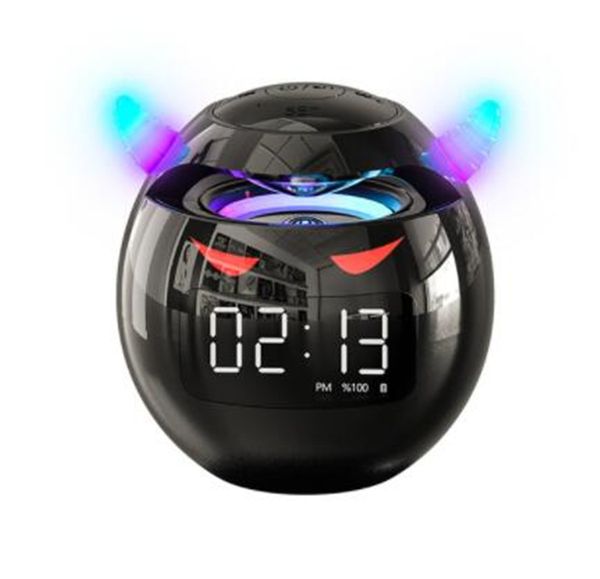 G9 Mini haut-parleur Bluetooth LED Flash réveil réveil caisson de basses lecteur de musique TF avec Microphone