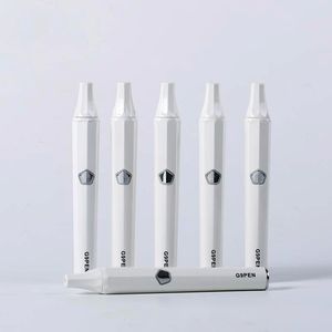 G9 Pluma Vaporizador de cera Kit de inicio de hierba seca Cámara de bobina de cerámica Plataforma Dab con herramienta Dab para cera Aceite Hierba seca Tabaco con caja de embalaje en blister