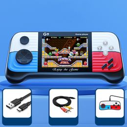 G9 Retro Game Players 3.0 inch HD-scherm Handheld Gaming Console Bulit-in 666 Classic Games Portable Pocket Mini Video Game Player TV Console AV Output met Retail Box
