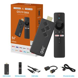 G96 Smart TV Stick 4K Android TV Box 10 ATV OS Top Set Box Allwinner H313 2GB/16GB 2.4G/5G WiFi BT4 TV Set Top Box Player