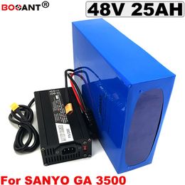 GA 48 V batterie de remplacement pour SANYO original 3500 18650 V 25AH 48 batterie de vélo électrique pour 250 W 500 W 1000 W moteur avec chargeur 5A