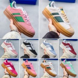 GA Bold Women Designer Chaussures Pays de Galles Bonner Rugby Cream Collegiate Green Sporty et Rich Indoor Soccer Silver Black Rose Glow Platform Sneakers Mens Trainers Taille 36-45