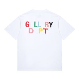 ga ll ery ss mannen t-shirt designer t-shirt man ontwerper Dames man Katoen man Casual Straat Korte Mouwen Kleding Maat S-XL Depts kleding basketbal shirt zwart shirt