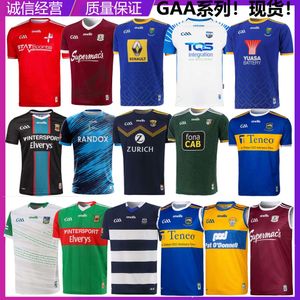 GAA Red Roswater Ford Antrim Limerick Tank Lawswicklo Broit Jersey Olive à manches courtes