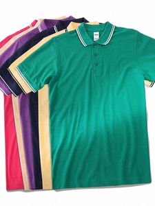 Gaaj Polo Hommes Plus Taille 4XL Cott Chemises Pour Homme À Manches Courtes D'été Fi Polos Tee Maillots Sport Poloshirt Homme 200g o0nE #