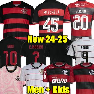 Gabi 24 25 Gerson Flamengo Soccer Jerseys Home 2023 2024 2025 David Luiz E.Ribeiro 23 24 Football Shirts Vidal Pedro de Arrascaeta Campeao Men Outubro 3 Coupe 3 Coupe
