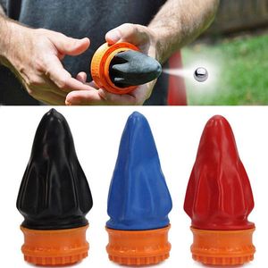 Gadget New Outdoor Fionda Sleeve Slingshots Cup Round Portable Slingshot Skin Pocket Épaissir Latex Must-have Shooter Chasse Jouer Xmotr