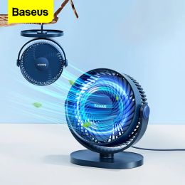 Gadgets Baseus USB Ventilador Mini Desk Summer Refrigering Coacher Mesa de escritorio Portable Portable Ventilador USB silencioso para la oficina en casa Gadget