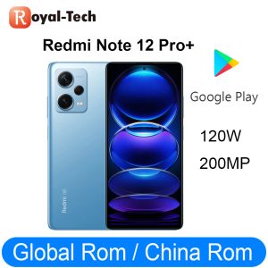 Gadgets ROM global puede elegir Xiaomi Redmi Note 12 Pro+ Plus 5G Smartphone de 120Hz Dimensidad de pantalla OLED 1080 200MP NFC 5000MAH 120W